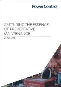 Capturing the essence of preventative maintenance